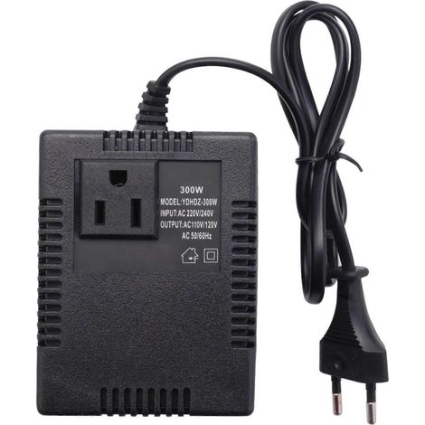 Convertisseur de tension 220/240 V vers 110/120 V (prise européenne) (1/5)