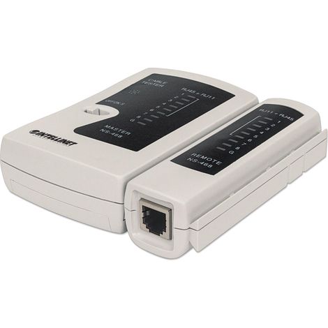 INTELLINET Tester di Rete per Cavi RJ11/12 & RJ45 Bianco (1/5)