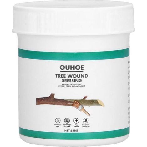 Plante Arbre Coupe Pâte 100g arbre plaie élagage scellant pansement plante arbre cicatrisant pour bonsaï arbres fruitiers (1/4)