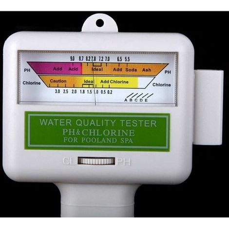 Testeur automatique de qualité de l'eau et pH avec analyse du chlore résiduel pour piscine et contrôle de l'eau (1/5)