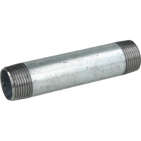 Nipple double galvanisé 3/4'' x 110 mm