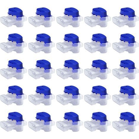 25pcs Connecteurs de Câbles pour Robot Tondeuse 25 Raccords Remplis de Gel pour Étendre ou Réparer Fil Electrique Bas Voltage Tondeuse Automatique (1/5)