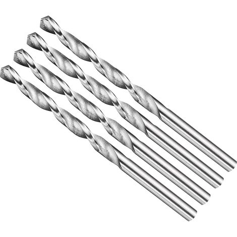 4.2mm Foret Hélicoïdal, 4241 Acier Rapide Tige Droite Non Revêtue (Brillant) 118°, Mèche à Creuser pour Bois Plastique Fer Cuivre Aluminium Métal, Forets à Métaux Acier Doux - 4PCS (1/5)