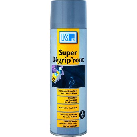 Dégrippant industriel aérosol 500ml – Lubrifiant pénétrant pour rouille et corrosion – Valve 360° – SKU 6022 – KF