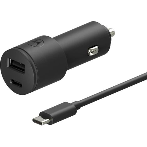 Motorola sjv102-eu nero / caricatore de veicolo usb-a + usb-c 45w