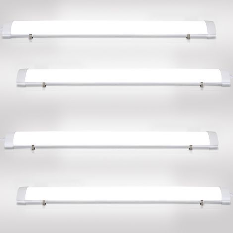 Einfeben – Réglette LED étanche 120cm 36W – IP65 pour locaux humides – 3060LM blanc neutre – Installation murale, plafond ou suspendue (1/6)