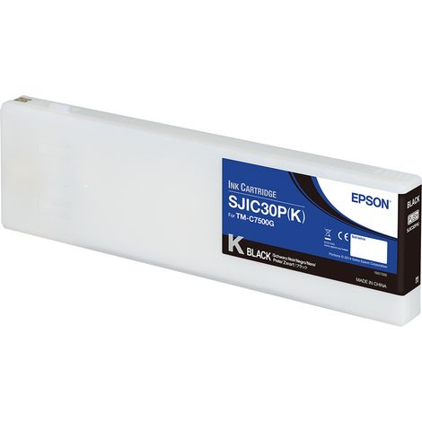 SJIC30P(K): Ink cartridge for ColorWorks C7500G (Black)