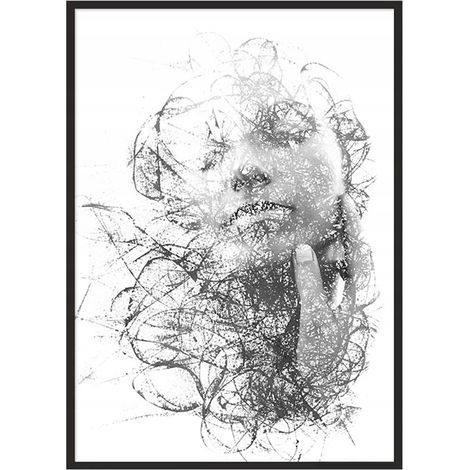 POSTER FOTOGRAFICO IN CORNICE 53x73 cm Donna San Valentino P739 (1/4)