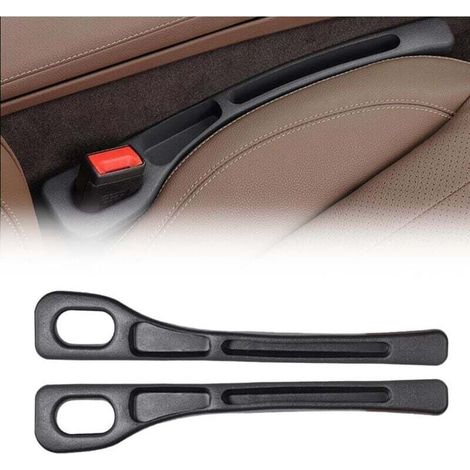 Organiseur de siège auto - Boîte de rangement universelle pour voiture, accessoires pour clés, téléphones, portefeuilles - Design ergonomique et antidérapant (Noir)
