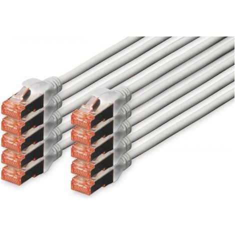 digitus DK-1644-020-10 cavo di rete CAT 6 grigio 2 metri