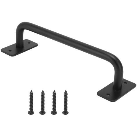 SABIR Poignée de porte en acier au carbone, traction de porte de grange pour porte, hangar, armoire de Garage, porte de grange coulissante (1/5)