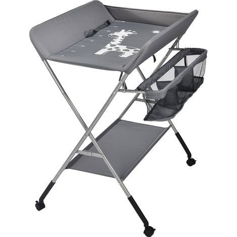 Table à Langer multifonctionnelle pour bébé gris