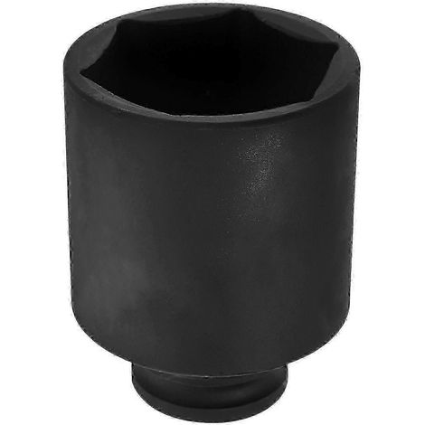 Jeu de douilles profondes pour la maintenance mécanique et les techniciens automobiles, diamètre hexagonal 46 mm, acier noir 45, application à couple élevé, 1 jeu (1/5)