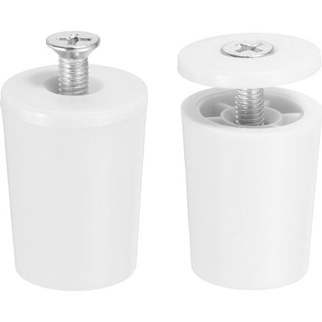 2 Pcs - Butée Volet Roulant - Bouchon D&39Arrêt - En Plastique ABS Résistant Aux Intempéries Pour Stores À Manivelle Ou À Courroie Blanc 28x20x23cm (1/5)