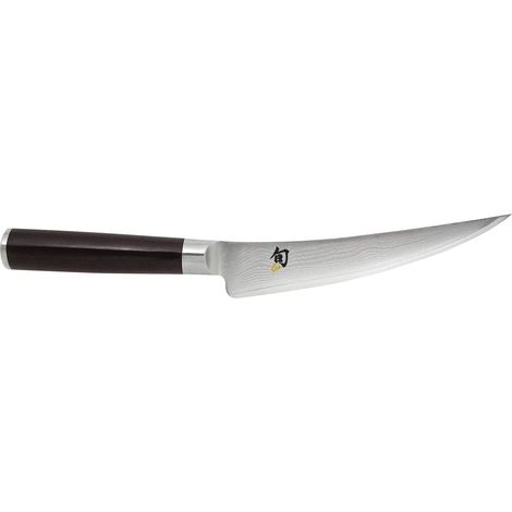 KAI Shun Classic Gokujo coltello da disosso 16,5 cm lunghezza lama - coltello damasco 32 strati nucleo VG MAX - 61 (±1) HRC - manico in legno di pakka - coltello da carne giapponese forgiato (1/5)