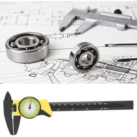 Micrométrique en Acier Inoxydable, Pied à Coulisse de Montre Numérique 0-150 Mm avec écran LCD Précision de 0,1 Mm pour la Mesure de L'extérieur, de (1/3)