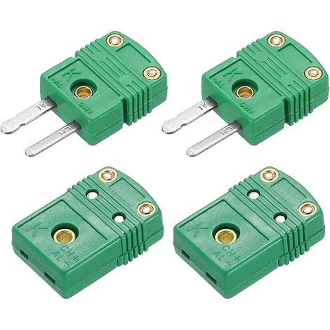 4pcs Mini Connecteurs De Fil Thermocouple Fiche Male Adaptateur (1/5)