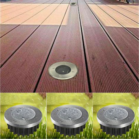 Lampe de jardin LED solaire étanche pour éclairage paysager (1 pièce) (1/4)