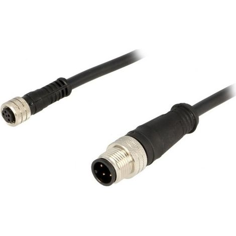 Molex 1200878074 - Câble pour Capteur/Automatisation - M12-M8 - m‚le/femelle - 4 Pins
