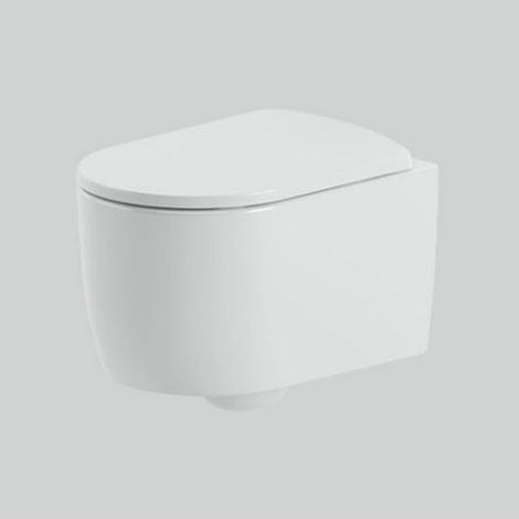 Vaso sospeso monet bianco rimless 36x52 art ceram