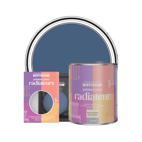 Peinture pour Radiateur, Finition Satinée - Encre Bleue (1/3)