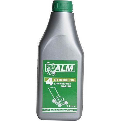 Premium 1-Litre 4-Stroke Engine Oil for Lawn Mowers, Chainsaws, Cultivators, and Garden Machinery by ALM Manufacturing OL204 (1/3)