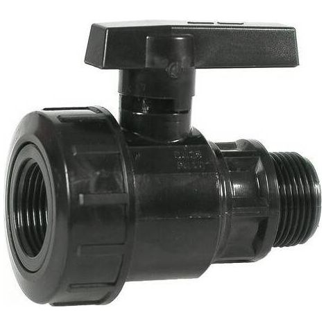 5 x PL RACCORDO POLIPROP VALVOLA A SFERA MF 3/4