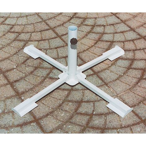 C BASE P/OMBRELLONE IN ACCIAIO A CROCE- I GIARDINI DEL RE- 1,0 pz