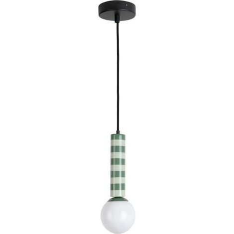 Suspension en métal bicolore Rayado Vert (1/4)