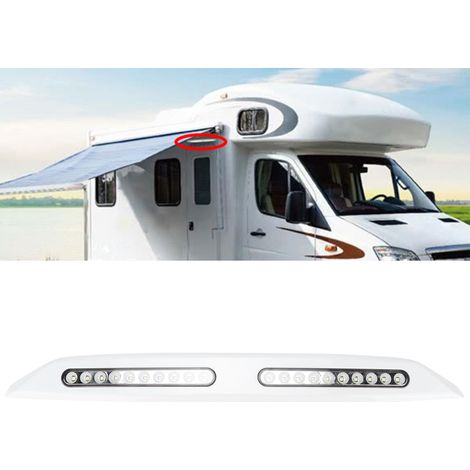 Éclairage pour camping-cars, éclairage pour yachts, éclairage extérieur LED pour couloirs, 12 V CC, éclairage d'auvent, balisage lumineux pour couloirs, luminaires d'extérieur (1/5)