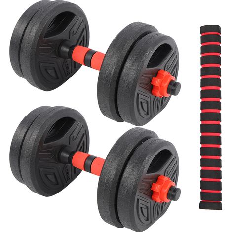 MINKUROW - Juego de pesas con mancuernas y barra: equipo de entrenamiento con mancuernas y barras ajustables para hombres y mujeres, ejercicios en el hogar o en el gimnasio, juegos de pesas (juego de  (1/5)