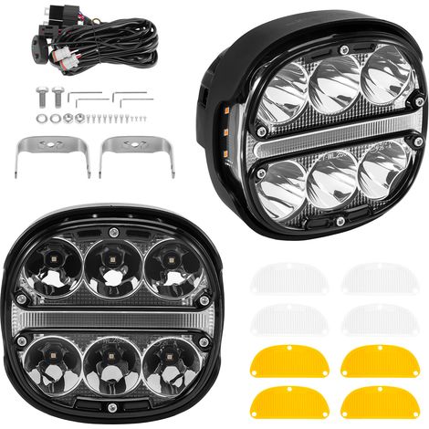 Feux Auxiliaires LED 5 Pouces 60W for Conduite 4x4 Faisceau Spot et Diffus (1/5)
