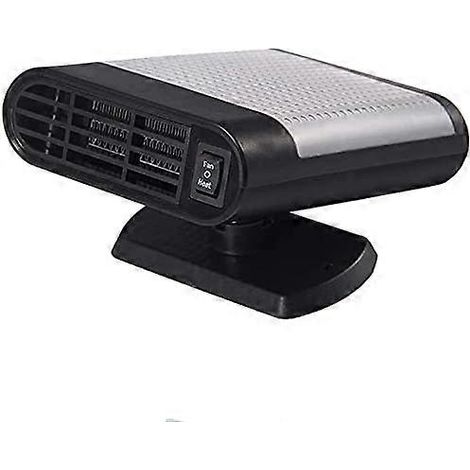 Chauffage de voiture 12 V 150 W, ventilateur de refroidissement portable, dégivreur et désembueur de voiture à chauffage rapide avec base rotative à 360° (1/4)