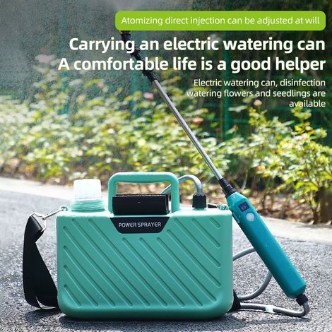 Pulvérisateur Électrique Portable 5L avec Tête Régulable et Indicateur de Batterie 3.8W pour Jardinage, Arrosage, Désinfection (1/2)