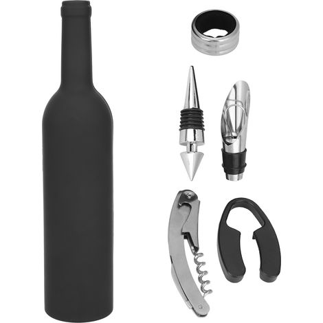 5-teiliges Set zum Öffnen von Weinflaschen, Zubehör und Geschenkideen, ideales Flaschenöffner-Set für Partys und als Abendgeschenk. (1/5)