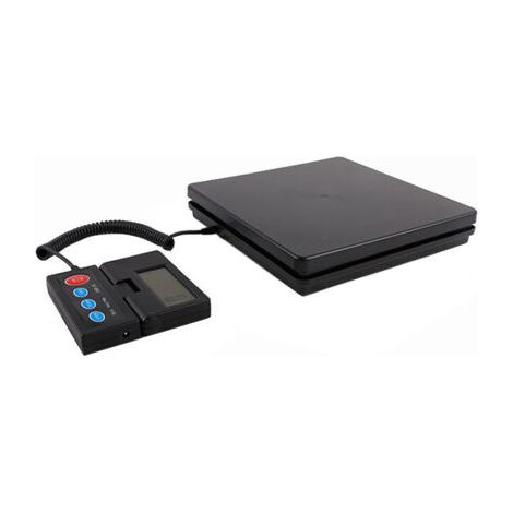 Balance Postale Numerique 50 kg Pese-colis de Precision 2 g avec Minuterie Fonction Tare Maintien Ecran LCD Pliable 90° Balance Portable pour Bagage Maison Poste Alimentation CA/CC Certifiee FCC (1/2)