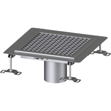 -Bodenwanne Ferrofix Klebeflansch H: 6 mm, 350 x 350 mm