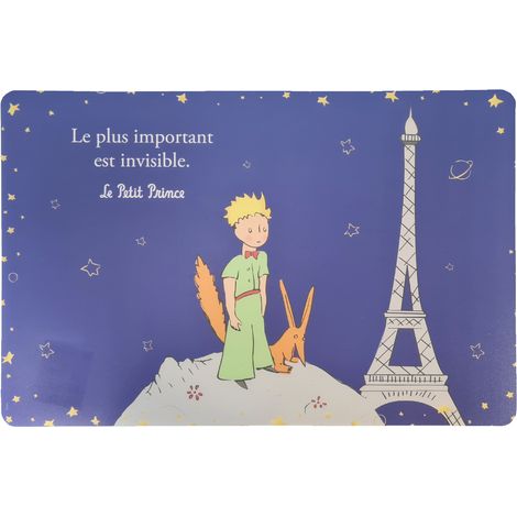 Set de table bleu Le Petit Prince de St Exupéry 43 cm (1/2)
