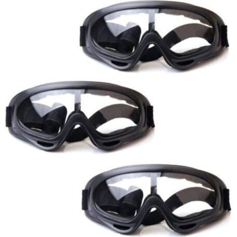 3 Pack Lunettes de Sécurité,jeux de plein air pour enfants Lunettes de protection,Protection des yeux et pour le travail en laboratoire (1/5)