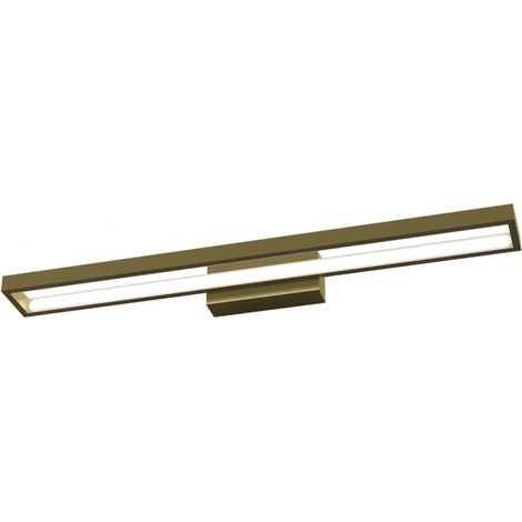 Applique Moderna Four Squares Alluminio Oro Oro Brunito Led 40W (1/5)