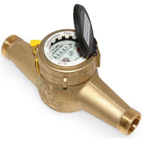 Mehrstrahl Hauswasserzähler Deltamess 1'' QN 6 Eichjahr 2026 Baulänge 260mm