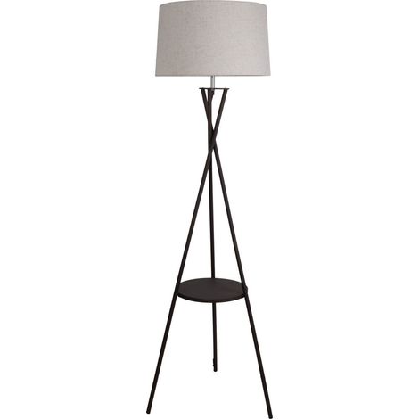Naeve TORA Lampadaire trépied noir 1xE27