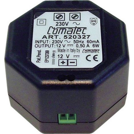 ALIMENTATION MINIATURE POUR BOÎTES DE DÉRIVATION COMATEC OT/0050.24/E 24 V/DC 12 W 1 PC(S) (1/2)