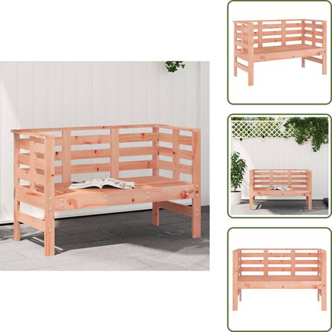 Panca da terrazzo - vidaXL Panca da Giardino 111,5x53x71 cm in Legno Massello di Douglas - Panca in legno massello