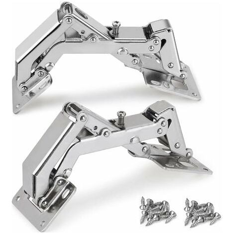 MINKUROW Bisagras Para Puertas De Armarios, Juego De 2 Bisagras Para Puertas Plegables Bisagras Para Puertas De Muebles, Bisagras De Cierre Automático Para Puertas Ligeras (1/5)