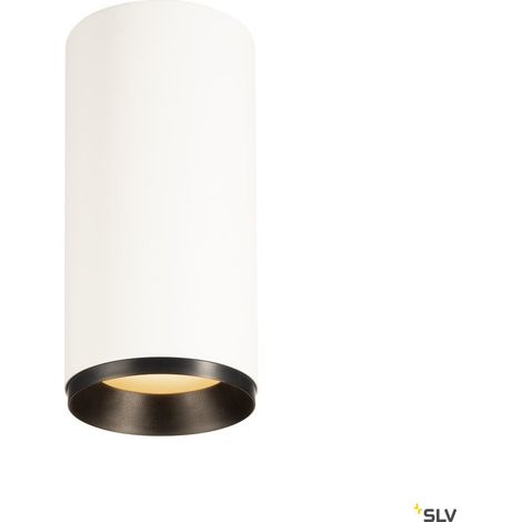 Plafonnier LED NUMINOS® L intérieur blanc/noir LED 28W 24° UGR  19 - SLV - 1004606 (1/4)