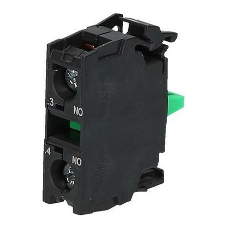 Modulo di contatti con 1 elemento di contatto, 1 NO, morsetto a vite, per montaggio su piastra frontale (1/5)