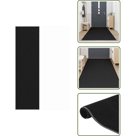 vidaXL Paillasson noir 115x400 cm (1/5)