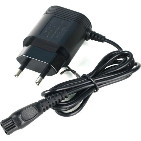 Câble de chargeur 8 V pour rasoir électrique Philips HQ850, HQ912, HQ913, HQ914, HQ915, HQ916 et HQ988. Adaptateur secteur inclus. (1/4)