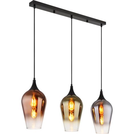 Globo - lampada a sospensione - LAVUS - multicolore - vetro -